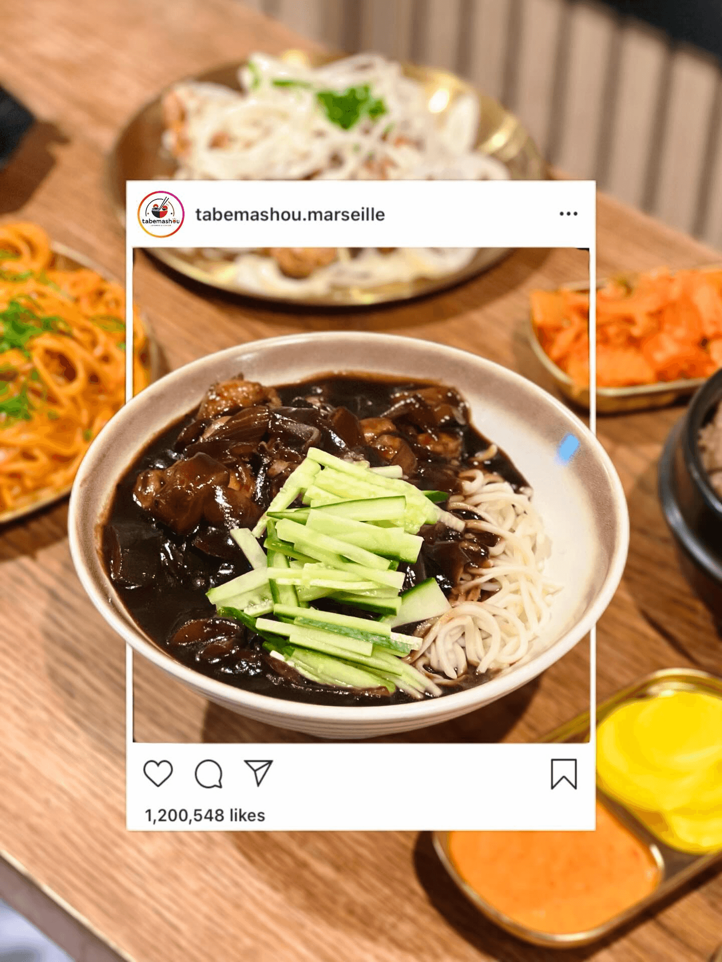 Jajangmyeon aux nouilles noires